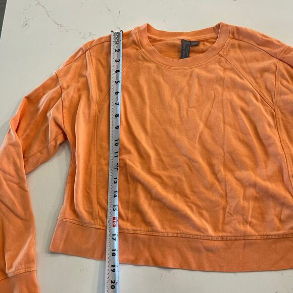 Sweaty Betty After Class Crop Sweatshirt Orange Size Small 4-6 - Picture 8 of 9